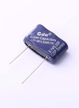 CZP-8R1L334R-TW 8.1V 0.33F 超级电容器 0.33F10%~+30% 8.1V