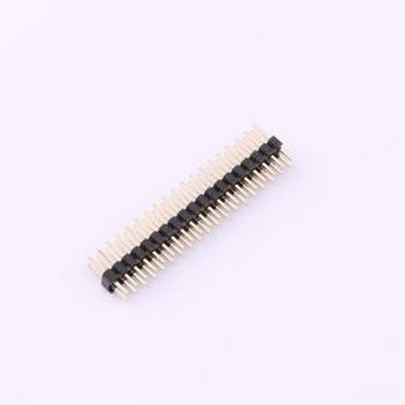X4621WV-2x19I-C40D28 排针 2x19P 间距:2mm 方针 插件,P=2mm