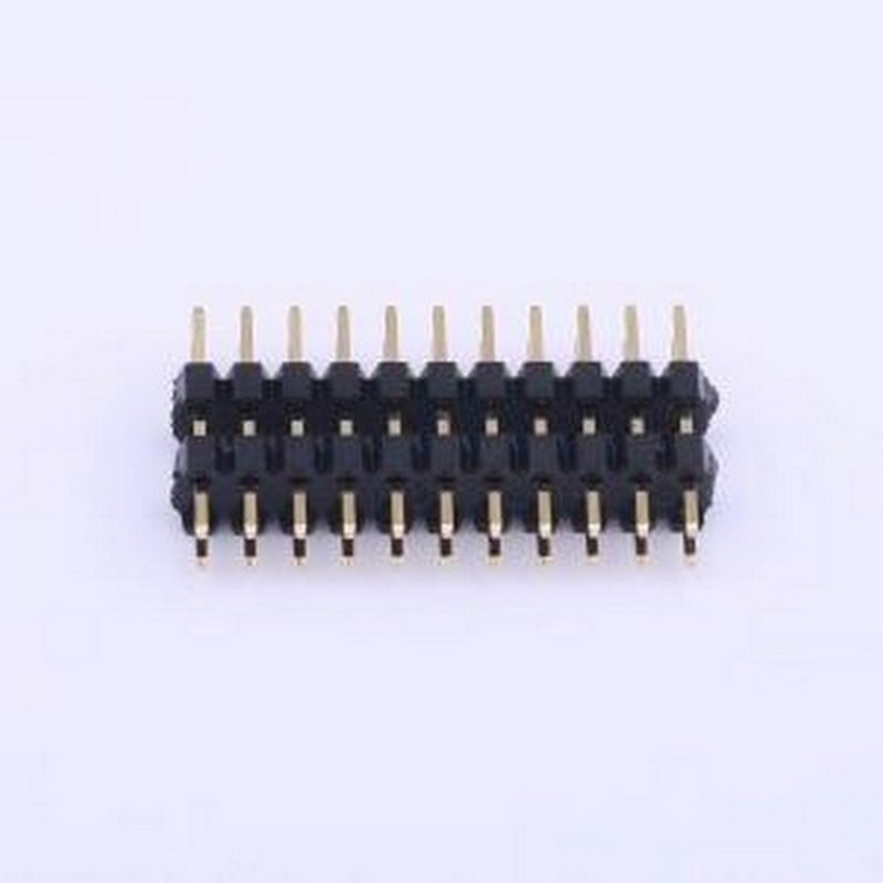 X4622WV-2X11I-C40D28-E60 排针 2x11P 间距:2mm 方针 插件,P=2mm