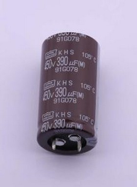 EKHS451VSN391MQ45S 牛角型电解电容 390uF ±20% 450V 插件,D25.