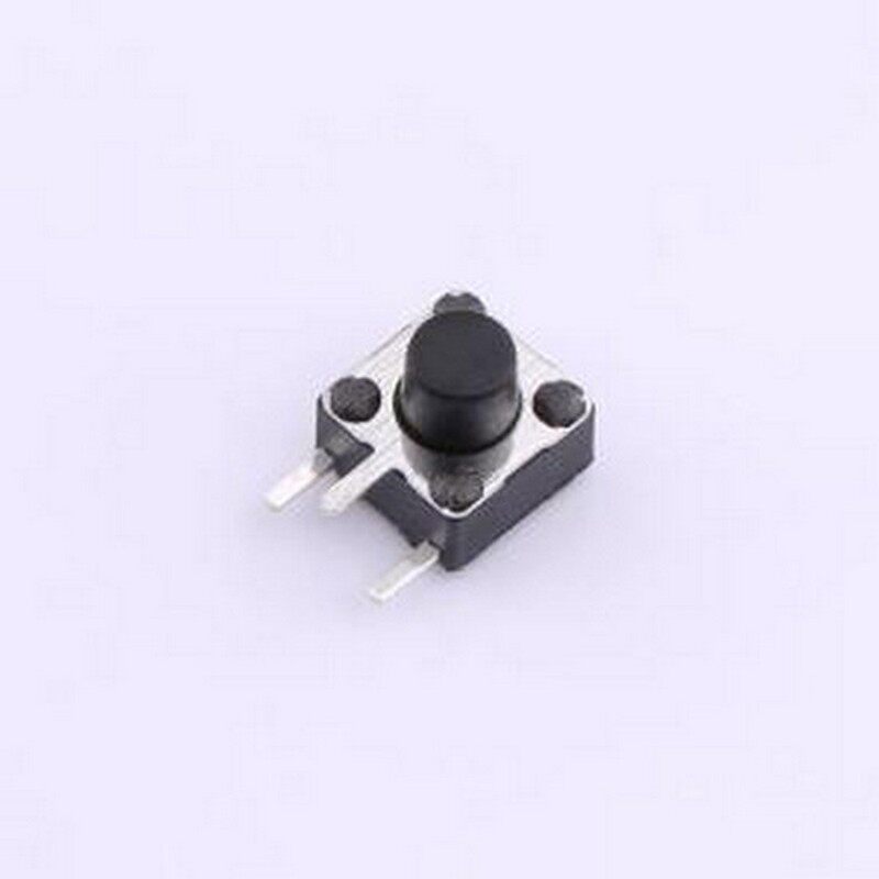 TS-1095C-A5B3-D2 轻触开关 6*6*6mm卧插边三脚轻触开关250gf DIP