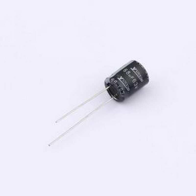 ECG1JM680F09OTBVZC 直插铝电解电容 68uF ±20% 63V 插件,D8xL9m