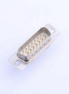 GDP15M-180 D-Sub/VGA连接器 插针式DP15两排公头车白胶光孔电镀1