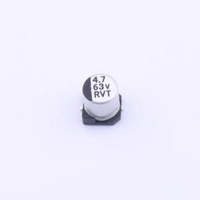 RVT1J4R7M0505 贴片型铝电解电容 4.7uF ±20% 63V SMD,D5xL5.4mm