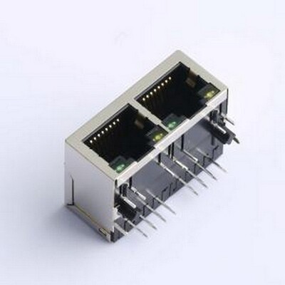 DGUK112B002AB2A1D 以太网连接器(RJ45 RJ11) 网络接口 插件
