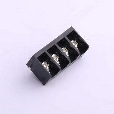 HB762-7.62-4P 栅栏式接线端子 7.62mm 1x4P 每排P数:4 排数:1 直