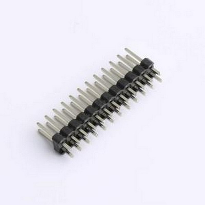 PZ2.54-UP1S-12A 排针 间距:2.54mm 双排 直插 2x12p 排针 插件,P