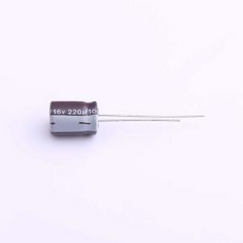 RLA221M1CBK-0811D 直插铝电解电容 220uF ±20% 16V 插件,D8xL11