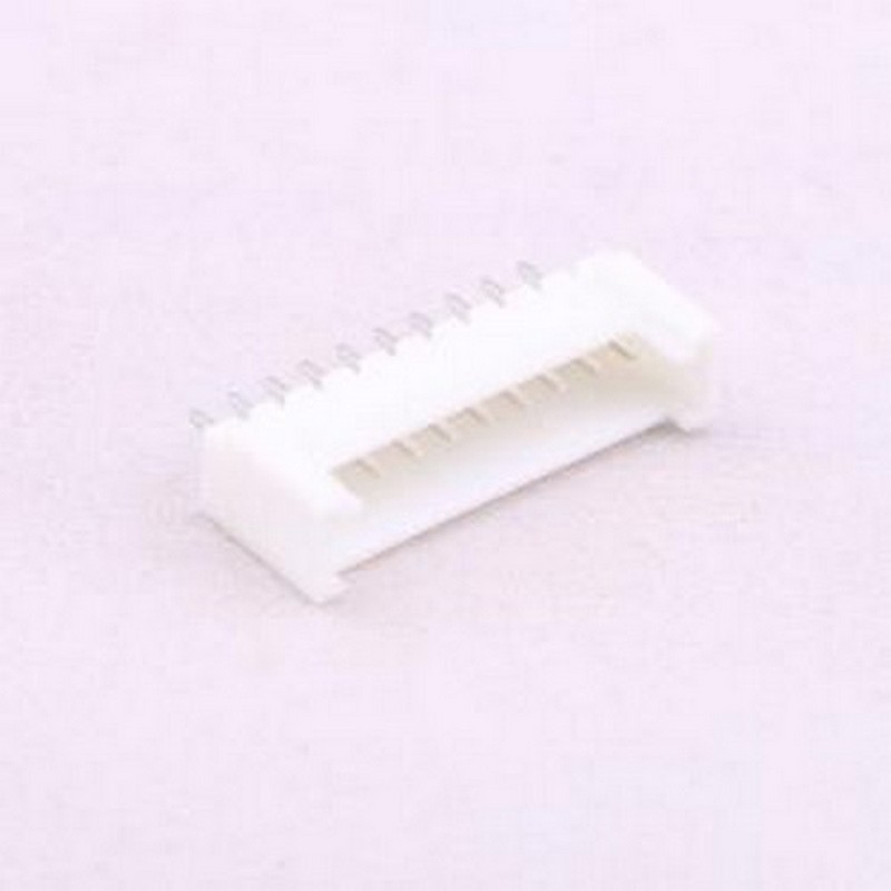 X2011WV-10A-N0SN 线对板针座 1x10P 间距:2mm 直插 插件,P=2mm