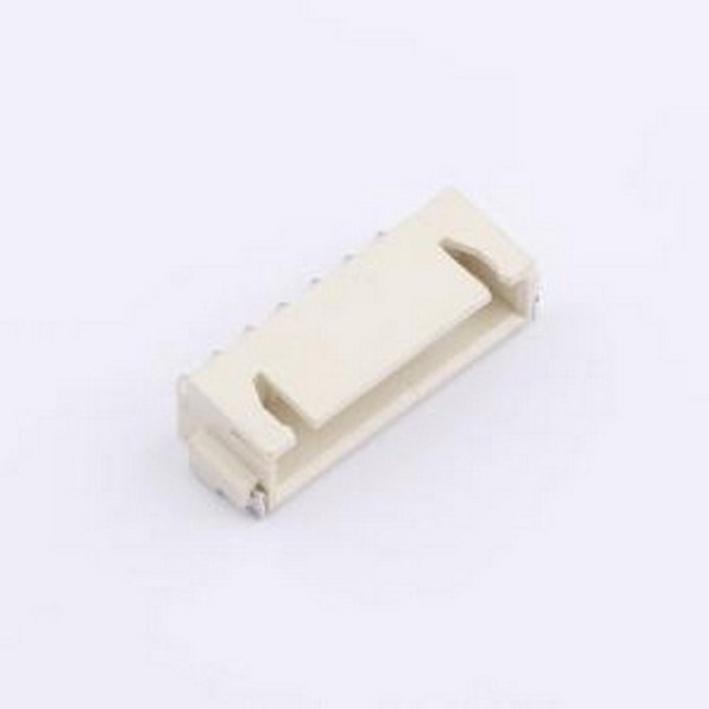 MXXH-2.54-07P-WT1-0-A 线对板针座 1x7P 间距:2.5mm 卧贴 系列:X