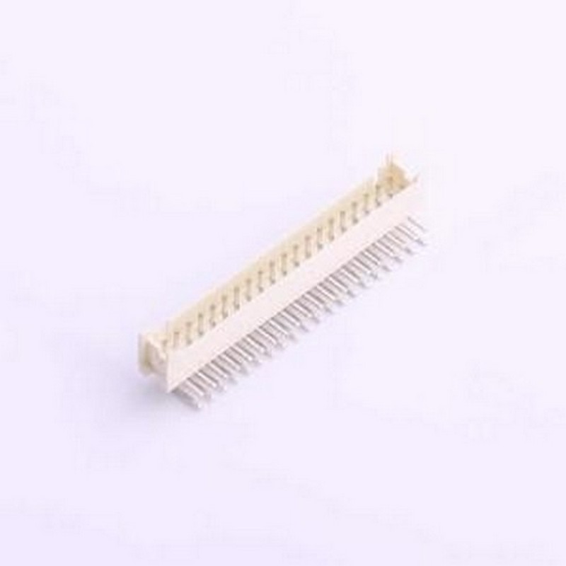 HX20017-40WAP WH 线对板针座 2x20P 间距:2mm 弯插 白色 弯插,P=