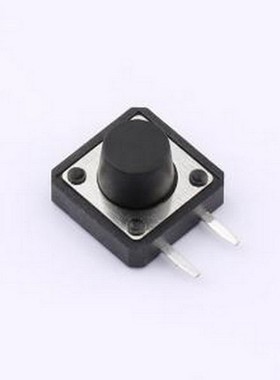 HX TS128B2J 250gf 轻触开关 12*12*8mm 侧插边二脚 弯插,12x12mm