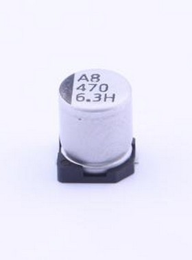 VZH471M0JTR-0607 贴片型铝电解电容 470uF ±20% 6.3V SMD,D6.3x