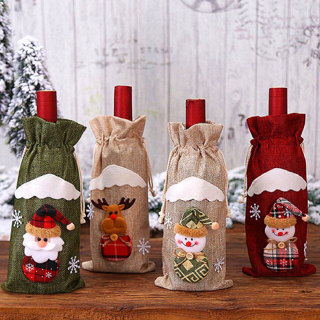 2022 new year christmas stocking sack xmas gift candy bag no