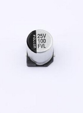 EFVL025ADA101M0677 贴片型铝电解电容 100uF ±20% 25V SMD,D6.3