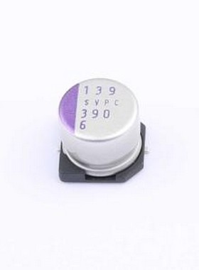 6SVPC390M 固态电容 390uF ±20% 6.3V SMD,D8xL7mm