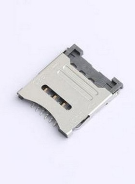 SIM7200-6-0-18-00-A SIM卡连接器 翻盖式 MicroSIM卡