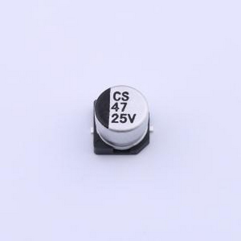 CS1E470M-CRE54 贴片型铝电解电容 47uF ±20% 25V SMD,D6.3xL5.4