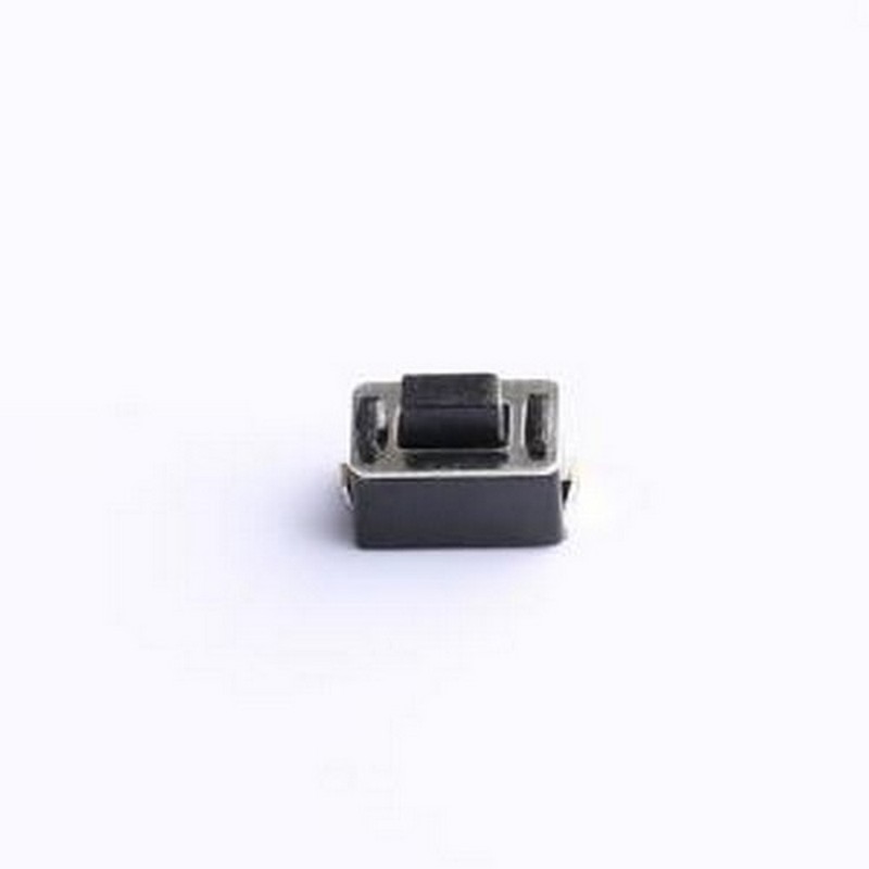 YTS2C0162BBJ00 轻触开关 3X6X5 250gf 黑钮翘脚 SMD