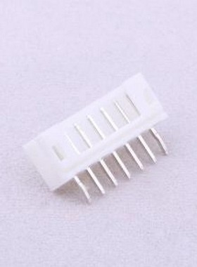 A2001WV-07P2 线对板针座 系列:PH 间距:2mm 1x7P 白色 插件,P=2m