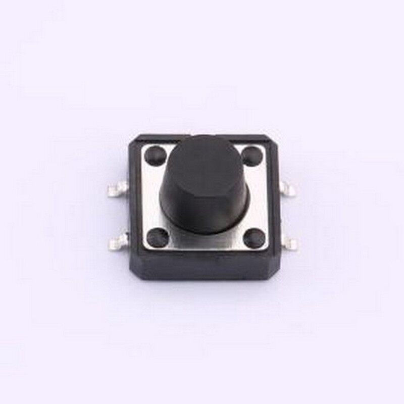 TS128TP 250gf 009 轻触开关 12*12*8mm 立贴 轻触开关 SMD-4P,12