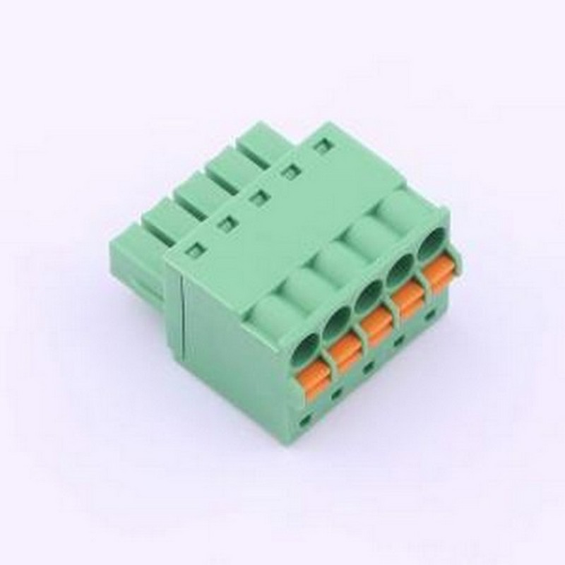 JL15EDGKD-35005G01 插拔式接线端子 1x5P 3.5mm 排数:1 每排P数: