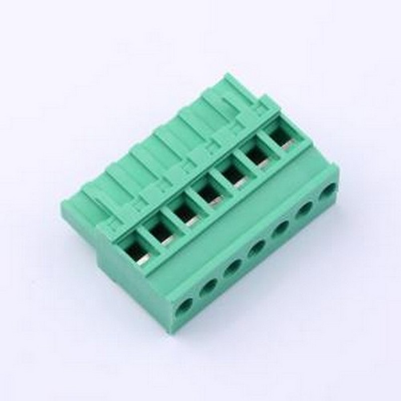 MX2EDGKA-5.08-07P-GN01-Cu-Y-A 插拔式接线端子 1x7P 5.08mm 排