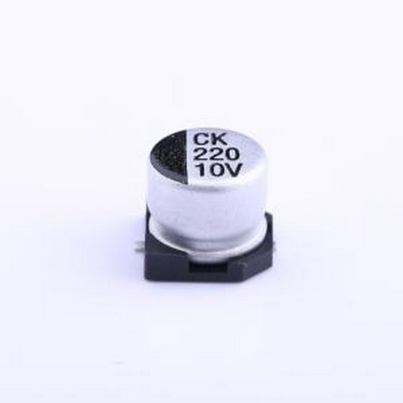 CK1A221M-CRE54 贴片型铝电解电容 220uF ±20% 10V SMD,D6.3xL5.
