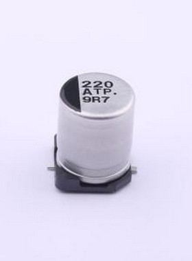 EEETP1A221AP 贴片型铝电解电容 220uF ±20% 10V SMD,D8xL10.2mm