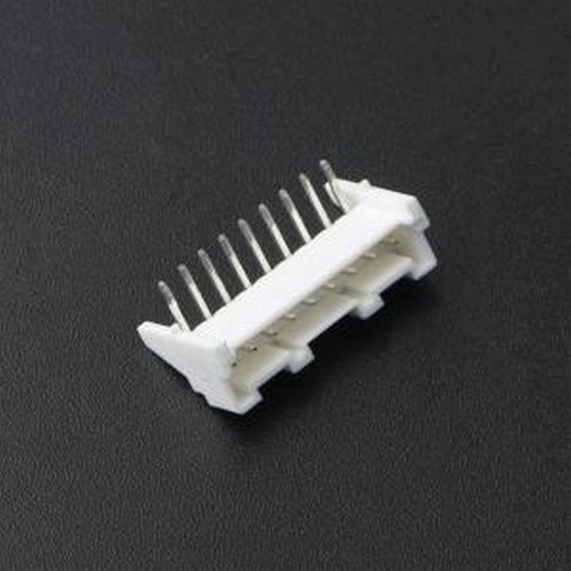 KH-A2026-09AWD 线对板针座 系列:PA 间距:2mm 1x9P 白色 插件,P=
