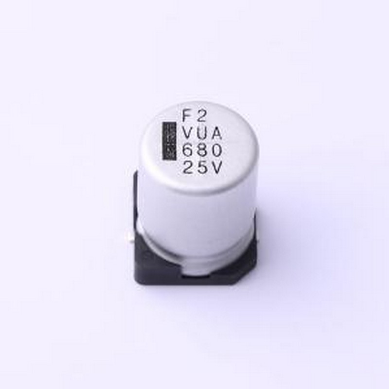 VUA681M1ETR-1316 贴片型铝电解电容 680uF ±20% 25V SMD,D12.5x