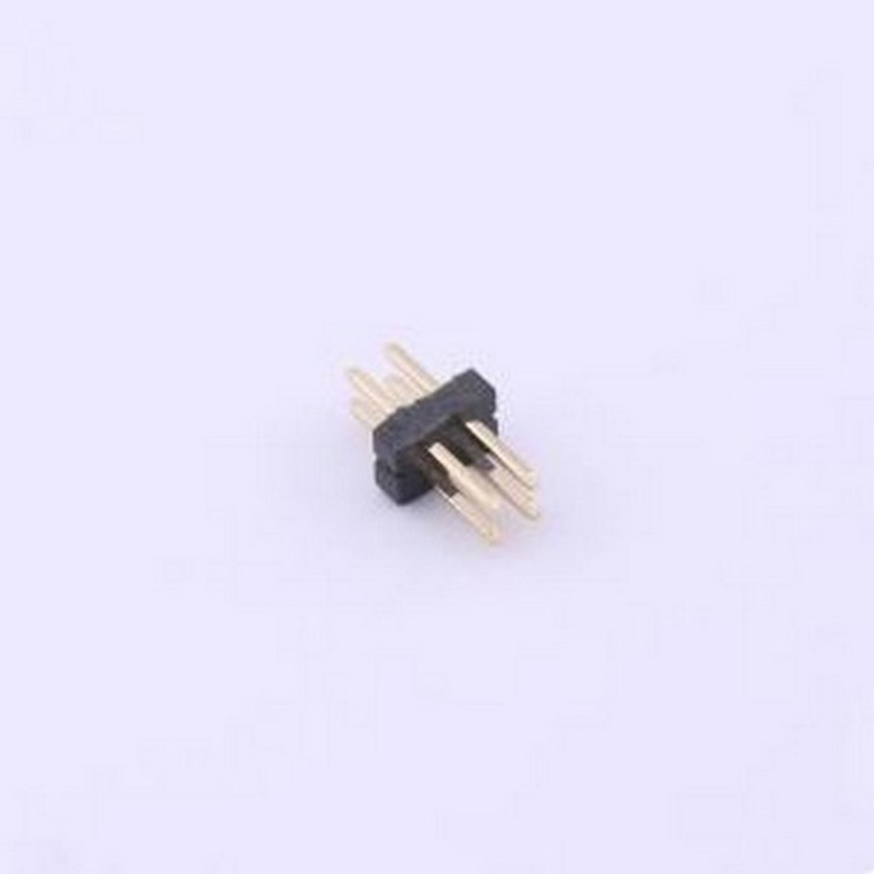 X1321WV-2x02J-C30D23 排针 2x2P 间距:1.27mm 方针 插件,P=1.27m