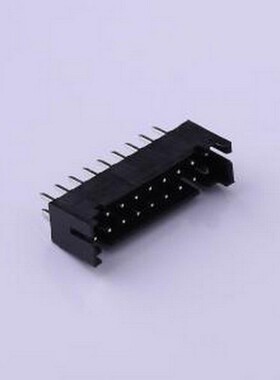 HX20016-18A black 线对板针座 2x9P 间距:2mm 直插 黑色 插件,P=