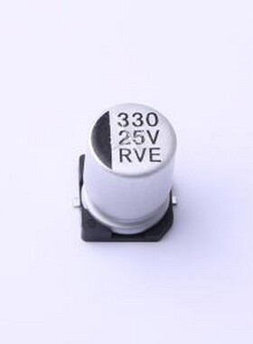 RVE1E331M0810 贴片型铝电解电容 330uF ±20% 25V SMD,D8xL10.2m