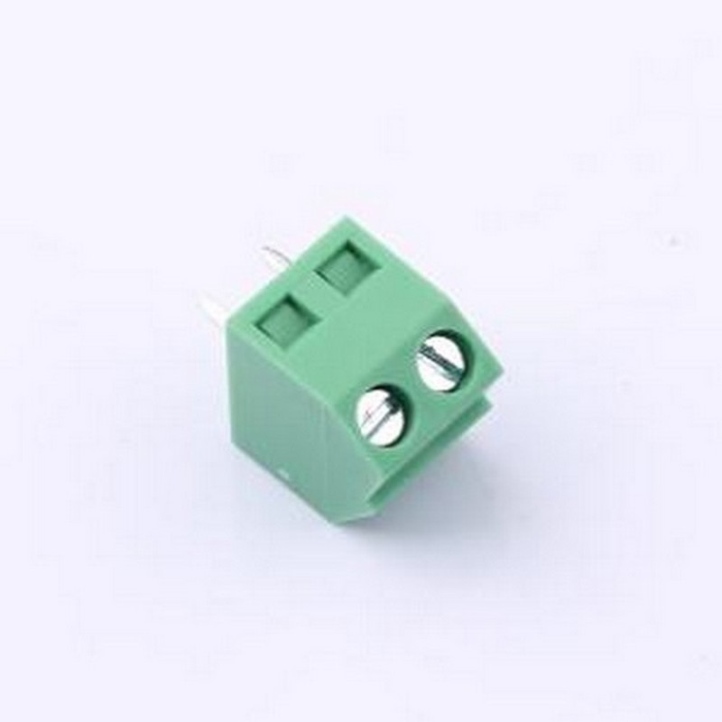 MX127S-3.81-02P-GN01-Cu-Y-A 螺钉式接线端子 1x2P 3.81mm 直插