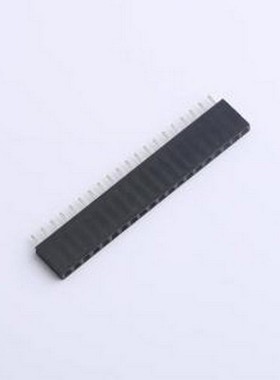 DS1023-1x20SF11 排母 1x20P 间距:2.54mm 直插 黑色 插件,P=2.54