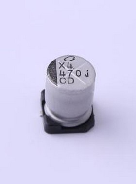 UCD0J471MNL1GS 贴片型铝电解电容 470uF ±20% 6.3V SMD,D8xL10m