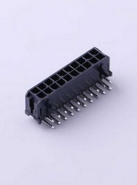 430452000 线对板针座 2x10P 间距:3mm 弯插 系列:Micro-Fit(MX 3