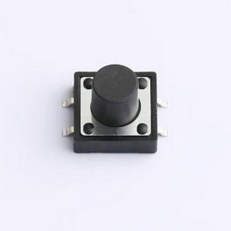 TD-1212SR-9.5H-250 轻触开关 12*12*9.5mm 立贴 轻触开关 SMD,12