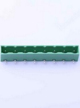 1766291 插拔式接线端子 7.62mm 1x8P 排数:1 每排P数:8 弯插,P=7