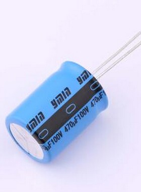 LKLJ2502A471MFCG 直插铝电解电容 470uF ±20% 100V 插件,D18xL2