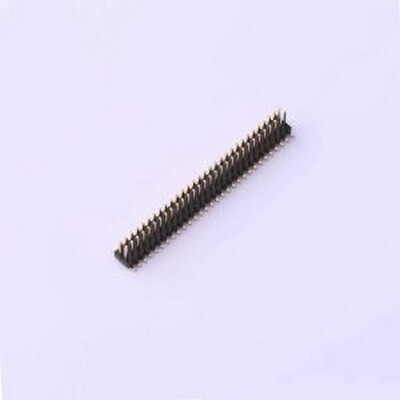 X1321WVS-2x30J-C40D53 排针 2x30P 间距:1.27mm 方针 SMD,P=1.27