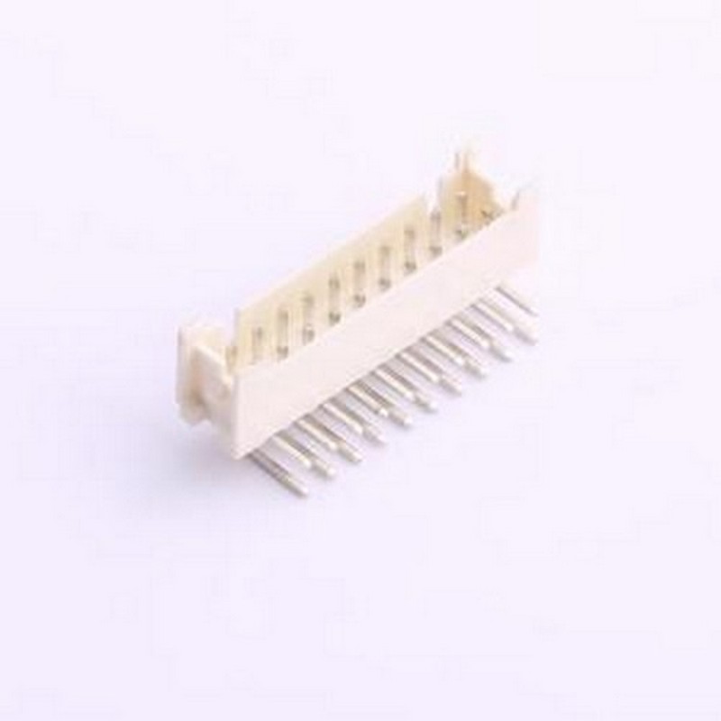 HX20017-20WAP WH 线对板针座 2x10P 间距:2mm 弯插 白色 弯插,P=