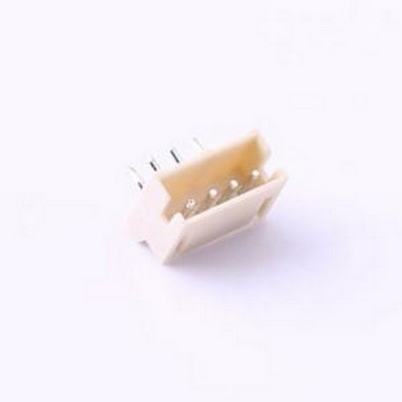 X1502WR-04K-N0SN 线对板针座 1x4P 间距:1.5mm 弯插 系列:ZH 弯
