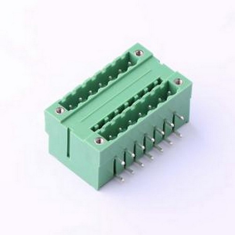 KF2EDGRHM-5.08-2*7P 插拔式接线端子 5.08mm 2x7P 排数:2 每排P