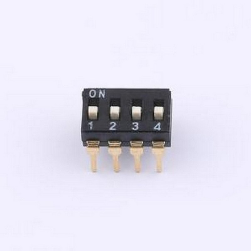 TAM104EZ 拨码开关 2.54间距 4P 拨码开关 轻触开关 插件