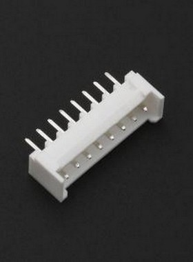WAFER-XHB254Z-8A 线对板针座 XHB白色直针8P 插件,P=2.54mm