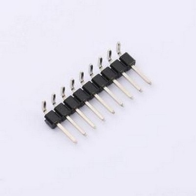 HC-PZ254-13.8L-1x9PWA 排针 间距2.54mm 1x9Pin 弯插 PC3.0 PA6.