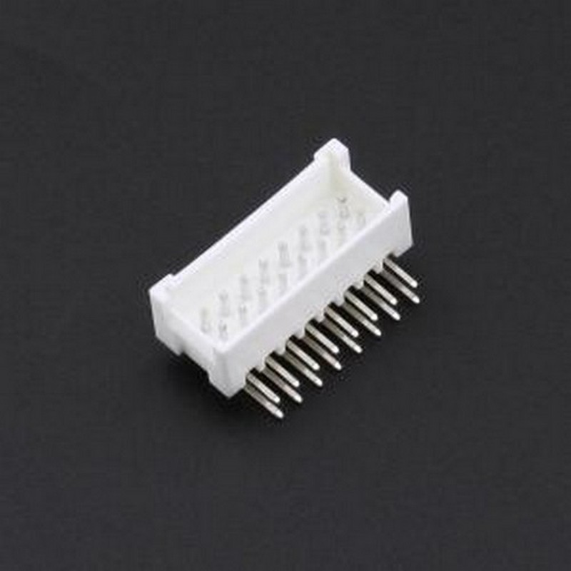 XHZ-16AW 线对板针座 2x8P 间距:2.5mm 弯插 弯插,P=2.5mm