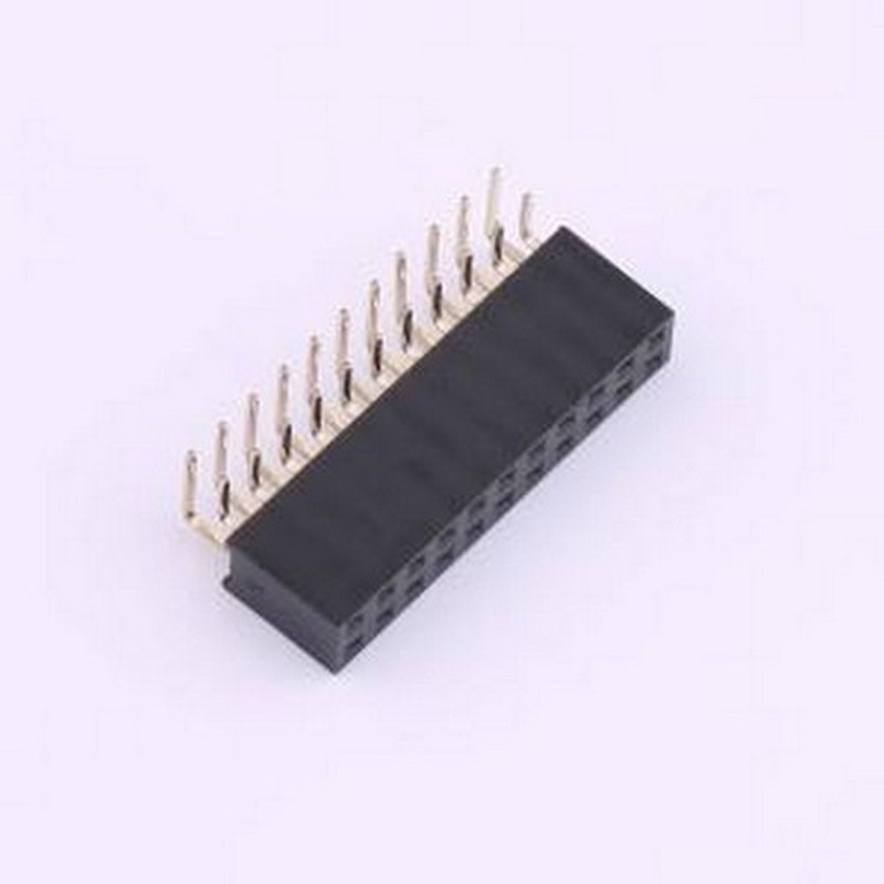 HC-PM254-8.5H-2x11PW 排母 2x11P 间距:2.54mm 弯插 弯插,P=2.54